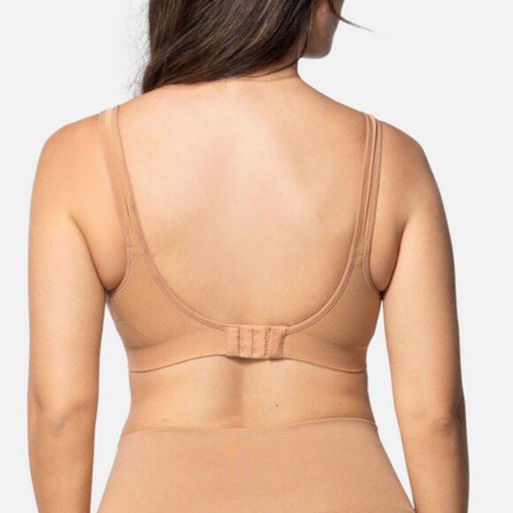 Underoutfit The Comfort Shaping Bra Women's Large Coffee With Extender NWT - Picture 3 of 6